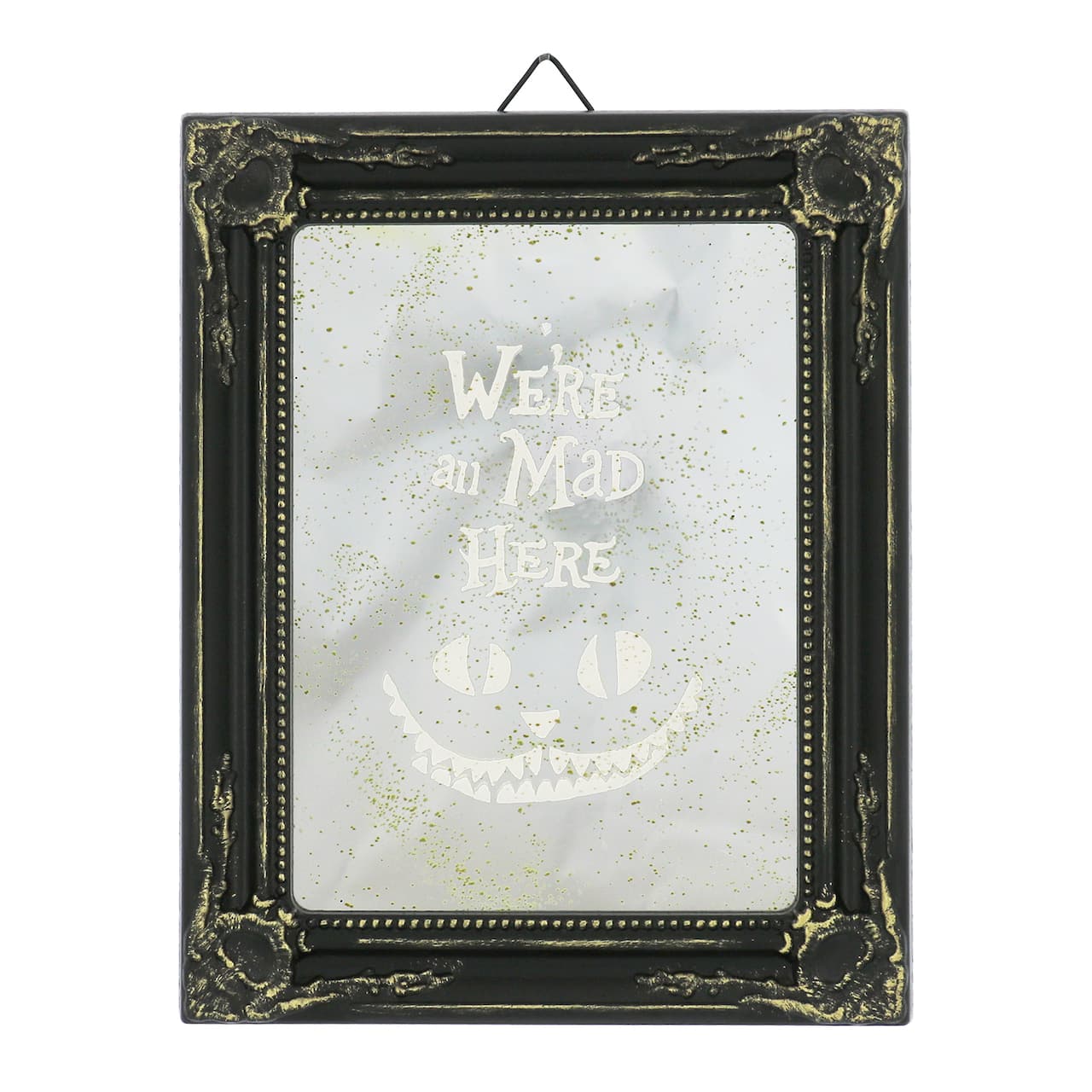 We're All Mad Here Wall Mirror in Ornate Frame by Ashland®